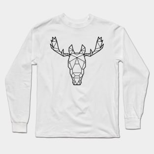 Moose head Long Sleeve T-Shirt